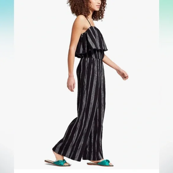 Black Striped Jumpsuit - Picture 13 of 13